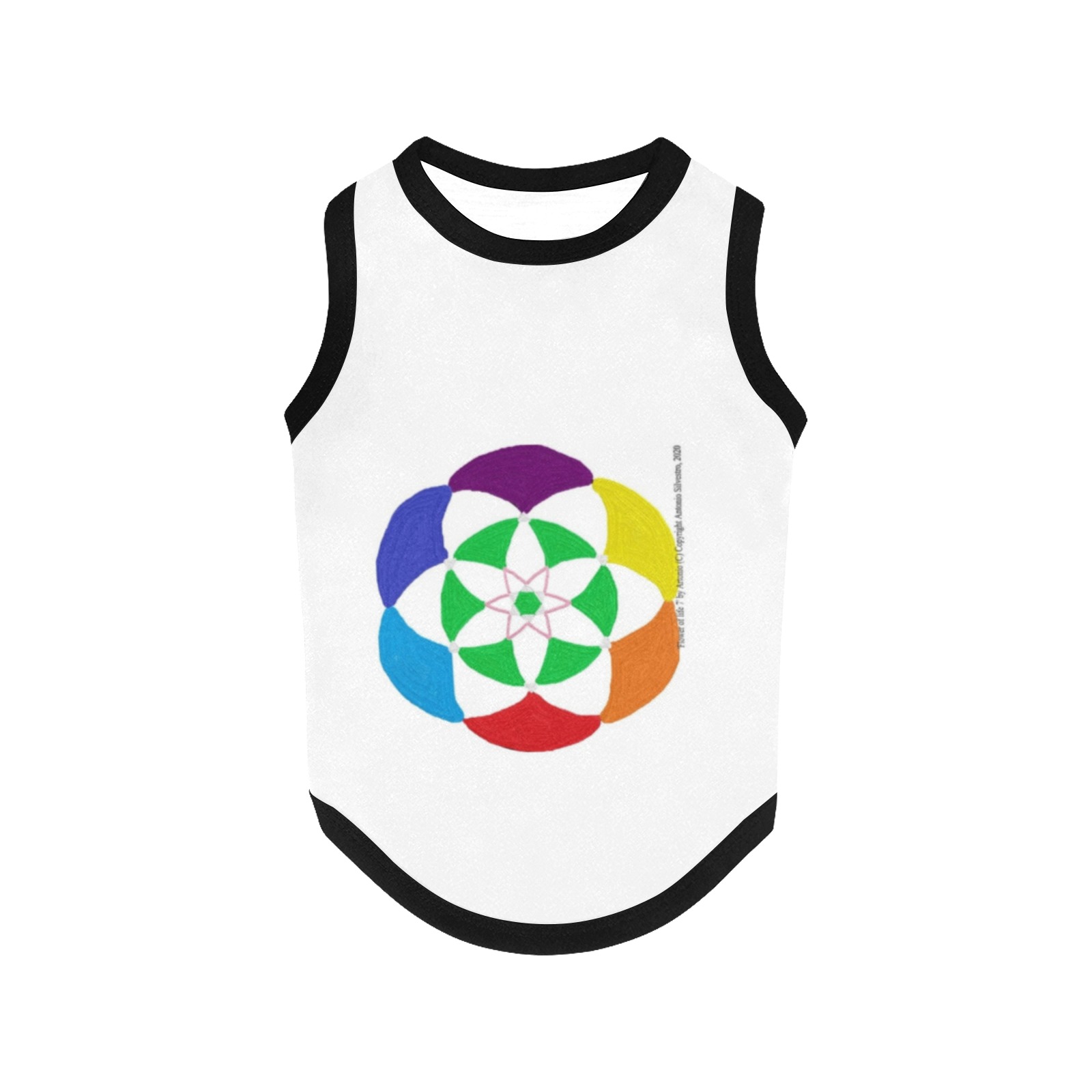 Flower of life All Over Print Pet Tank Top