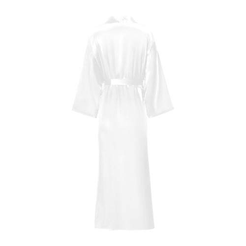 White Long Kimono Robe