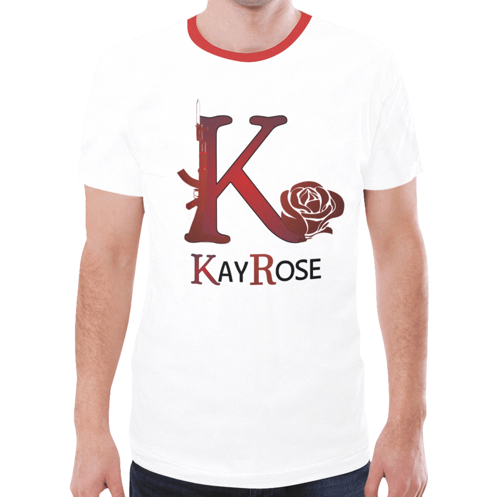 Kay Rose New All Over Print T-shirt for Men (Model T45)