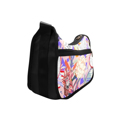 Modern tropical fruits and flowers 22 Crossbody Bags (Model 1616)