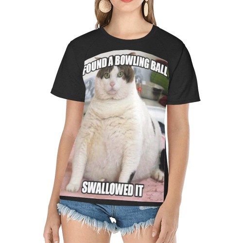 Cats party Women's Raglan T-Shirt/Front Printing (Model T62)