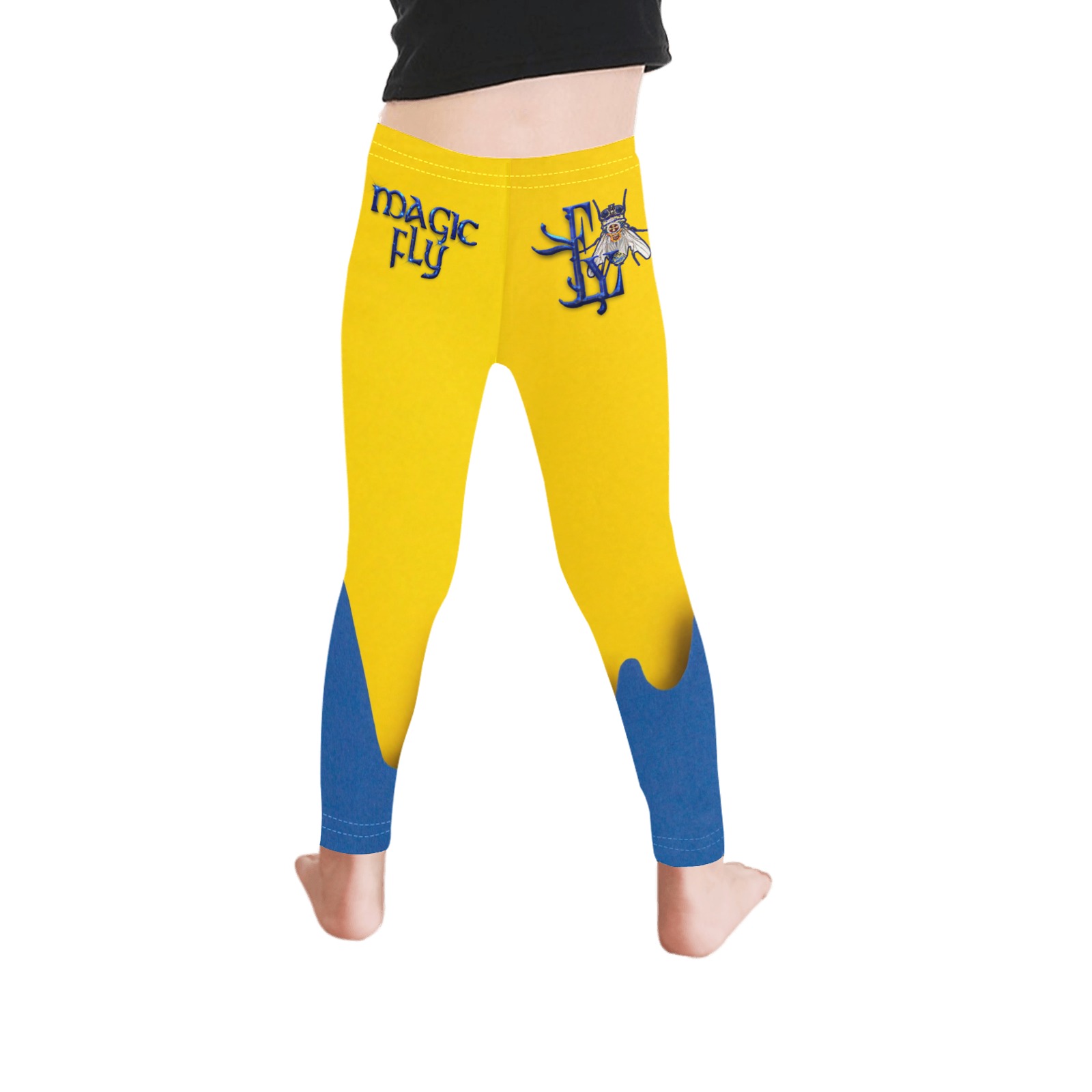 Magic Fly Collectable Fly Kid's Ankle Length Leggings (Model L06)