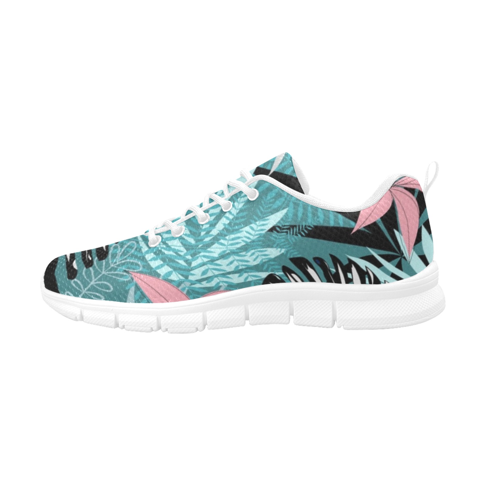 Colorful Tropical Pattern (297) Women's Breathable Running Shoes (Model 055)