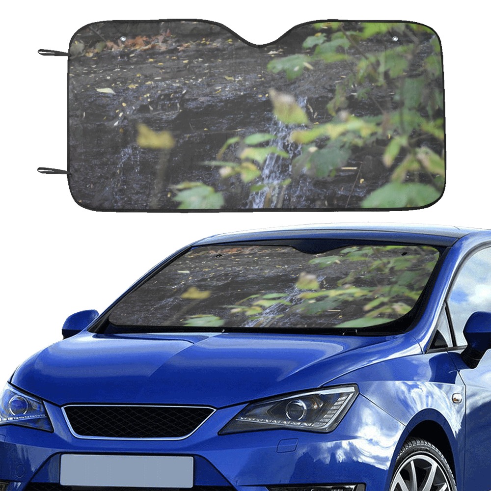 The Unseen Stream Car Sun Shade 55"x30"