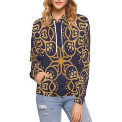 Mandala All Over Print Hoodie for Women (USA Size) (Model H13)