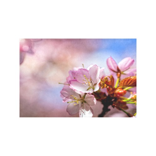 Short life, eternal magic of sakura cherry flowers Placemat 12’’ x 18’’ (Set of 6)