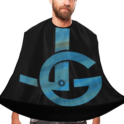 lg teal Beard Bib Apron for Men Shaving & Trimming