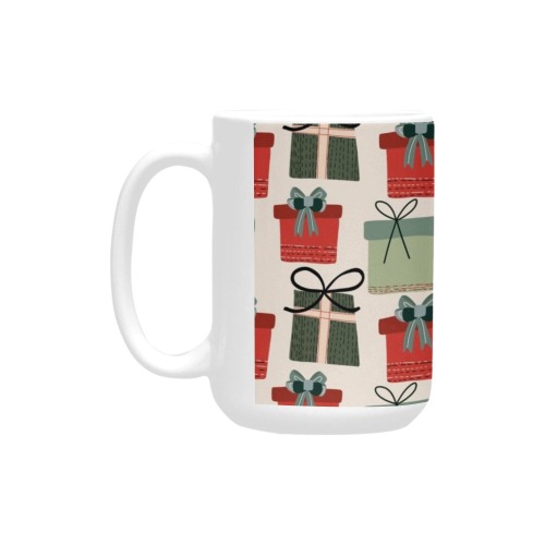 Christmas Presents Custom Ceramic Mug (15OZ)