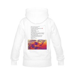 Be Free In Me Men's Hoodie Sweatshirt (Back Print)(Model H03)