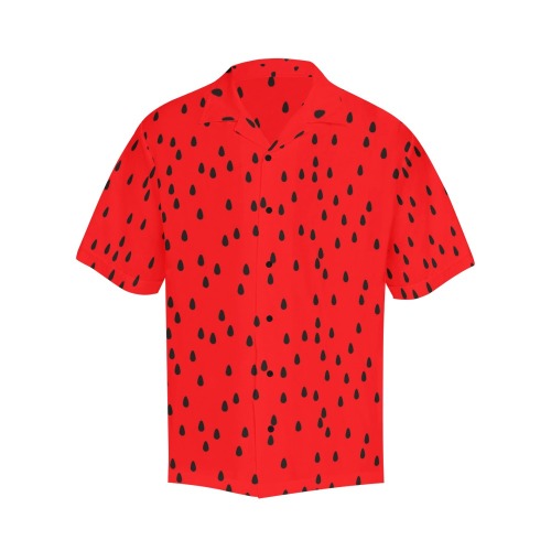 Watermelon Hawaiian Shirt with Merged Design (Model T58)