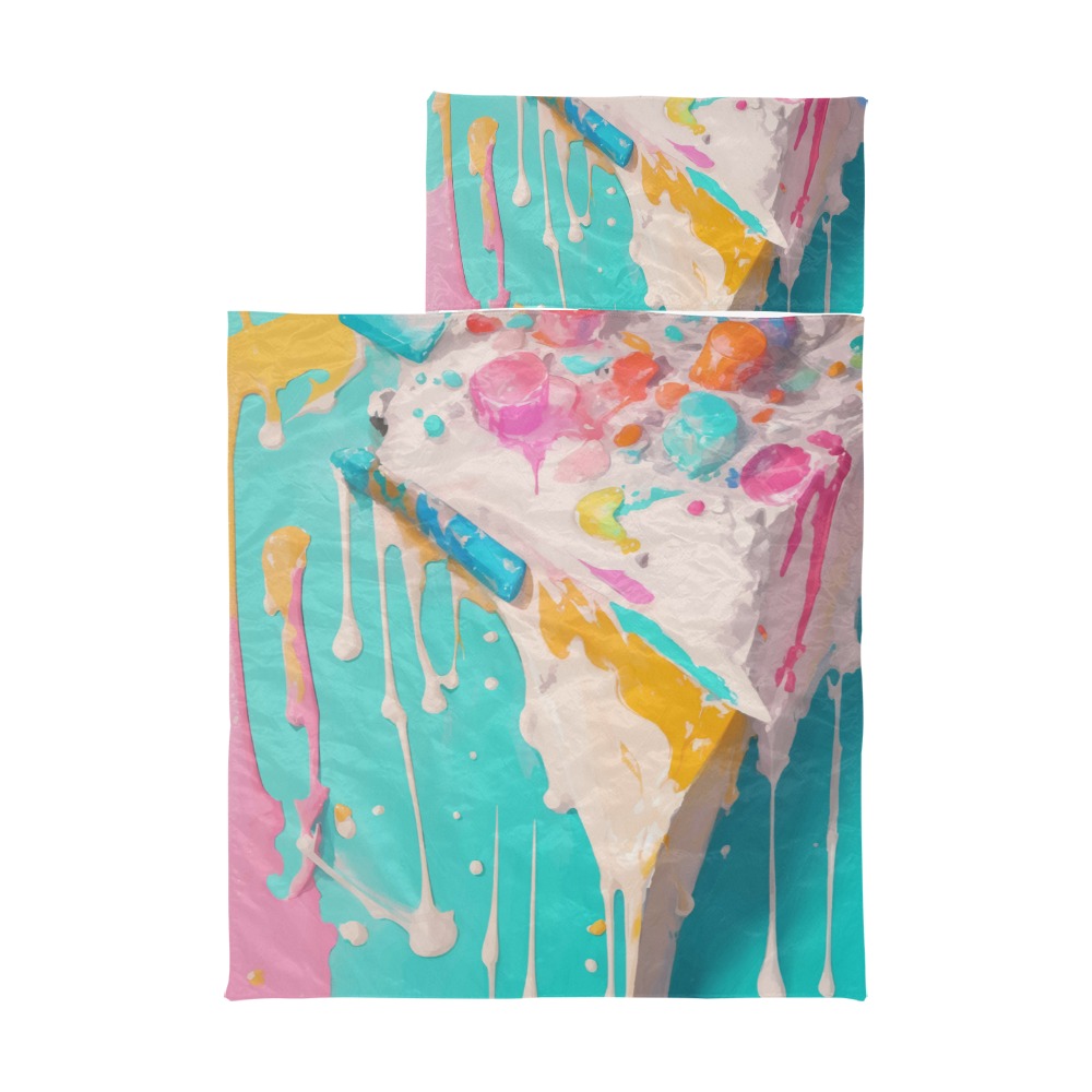 Sweet icecream. Pastel colors. Cool abstract art. Kids' Sleeping Bag