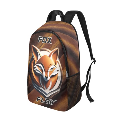 IMG_6809 Fox Flair Backpack Fabric Backpack with Side Mesh Pockets (Model 1659)