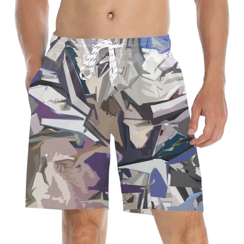 Spring Rising 29c1 Men's Mid-Length Beach Shorts (Model L51)