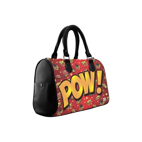 FD's Pop Art Collection- A Big Pow!!! 53086 Boston Handbag (Model 1621)