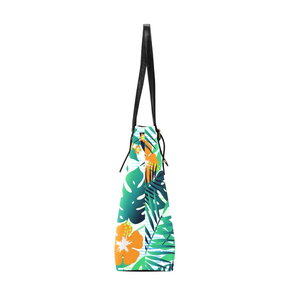 GROOVY FUNK THING FLORAL Euramerican Tote Bag/Small (Model 1655)