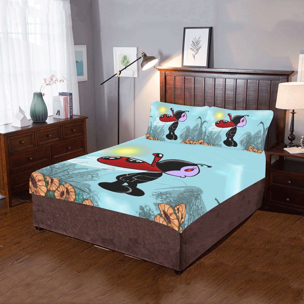 Mizz Ladybug 3-Piece Bedding Set