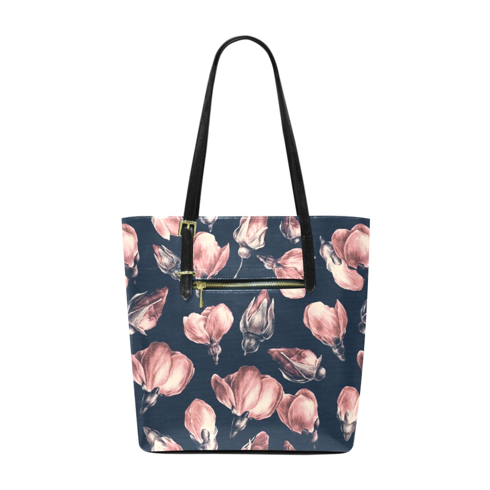 Tulips Euramerican Tote Bag/Small (Model 1655)