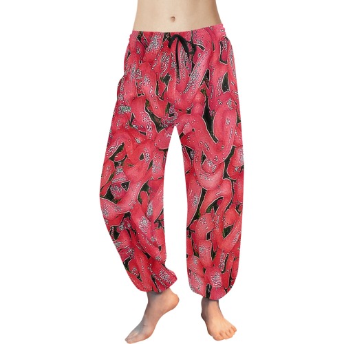 Red Ramen Women's All Over Print Harem Pants (Model L18)