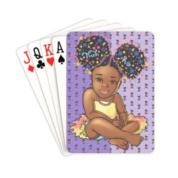 Purple Nachro Baby Playing Cards Playing Cards 2.5"x3.5"