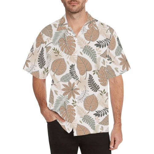 SONGKRAN Hawaii Flower Print Shirt Hawaiian Shirt with Merged Design (Model T58)