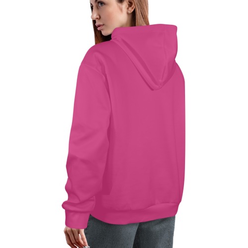 XXsmiles Pink  Hoodie Women's All Over Print Hoodie (Model H61)