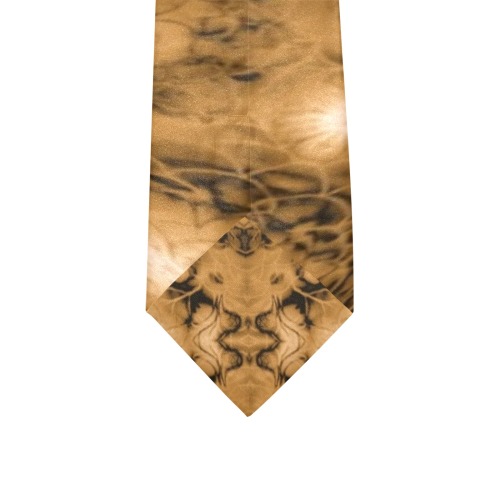 Nidhi decembre 2014-pattern 7-44x55 inches-brown Custom Peekaboo Tie with Hidden Picture