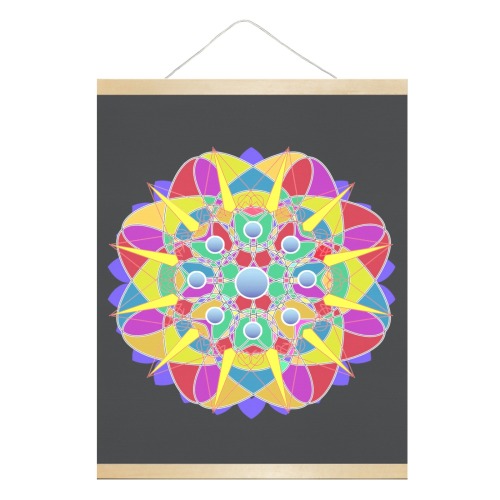 Star Flower Hanging Poster 16"x20"