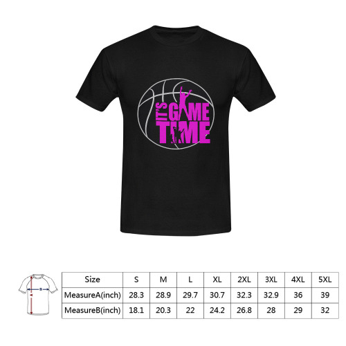 Its Game Time - Pink Men's T-Shirt in USA Size (Front Printing Only)