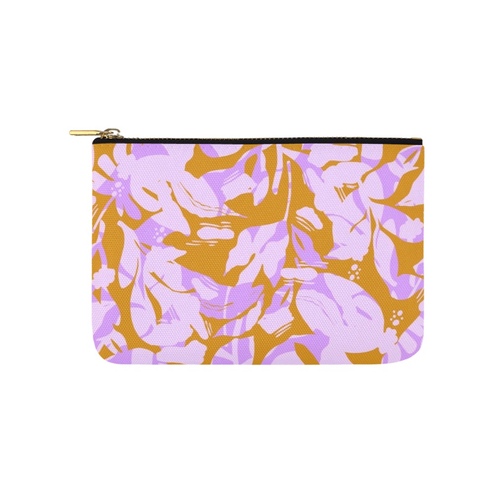 MODERN NATURE LEAVES S4D Carry-All Pouch 9.5''x6''