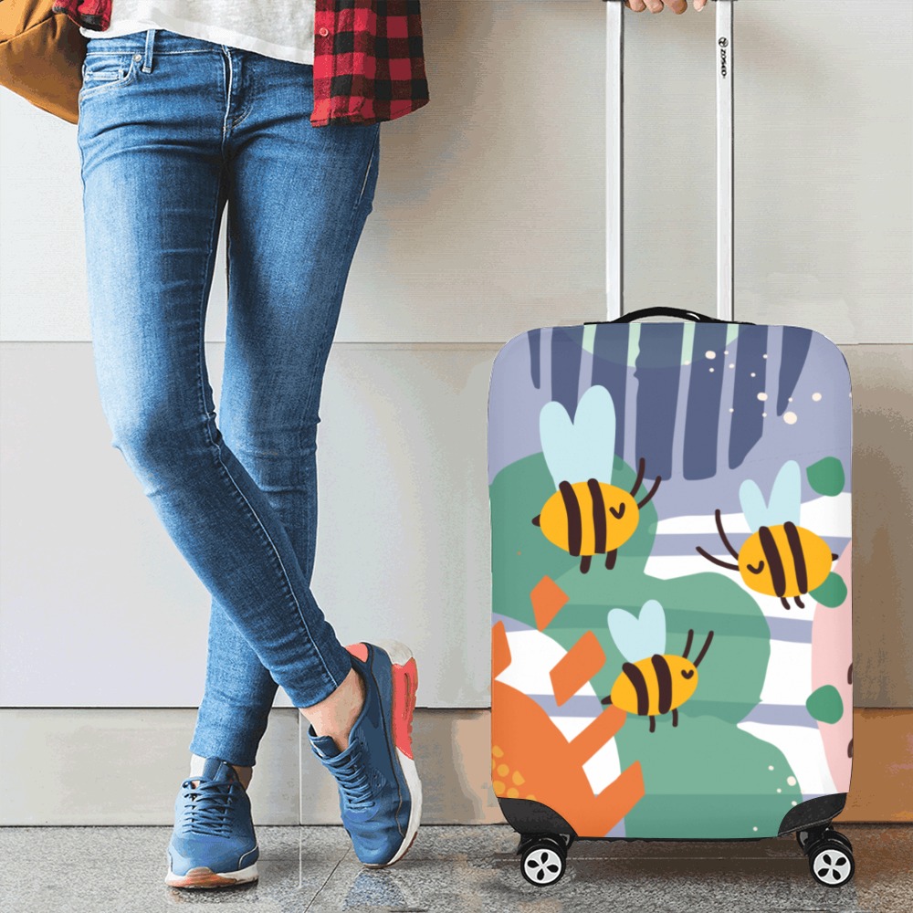 Bees Luggage Cover/Small 18"-21"