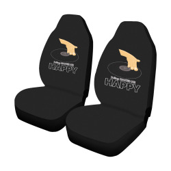 DJing Makes Me Happy Car Seat Covers (Set of 2)