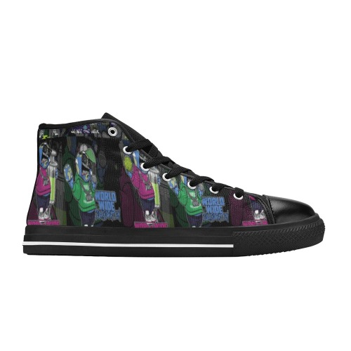 wwcfam High Top Canvas Shoes for Kid (Model 017)