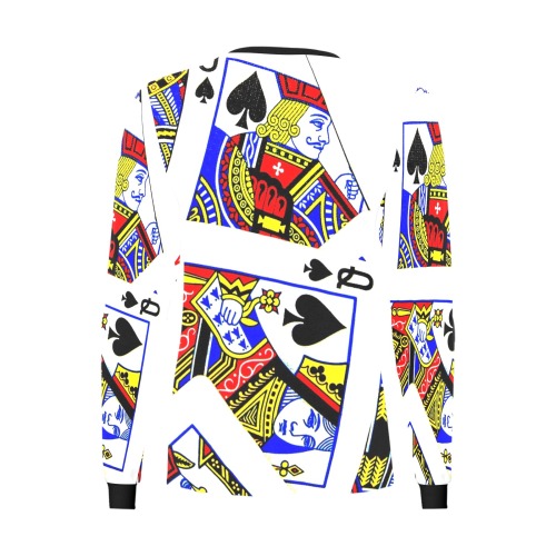 PLAYING CARDS-2 Women's All Over Print Long Sleeve T-shirt (Model T51)
