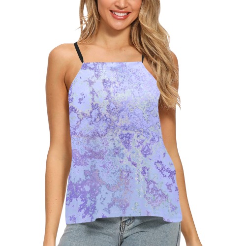 Halter neck top #22 Loose Fit Halter Neck Top (Model T68)