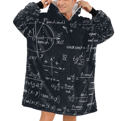 Equations Blanket Hoodie for Men