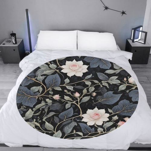 Fabulous Florals 11 Circular Ultra-Soft Micro Fleece Blanket 60"