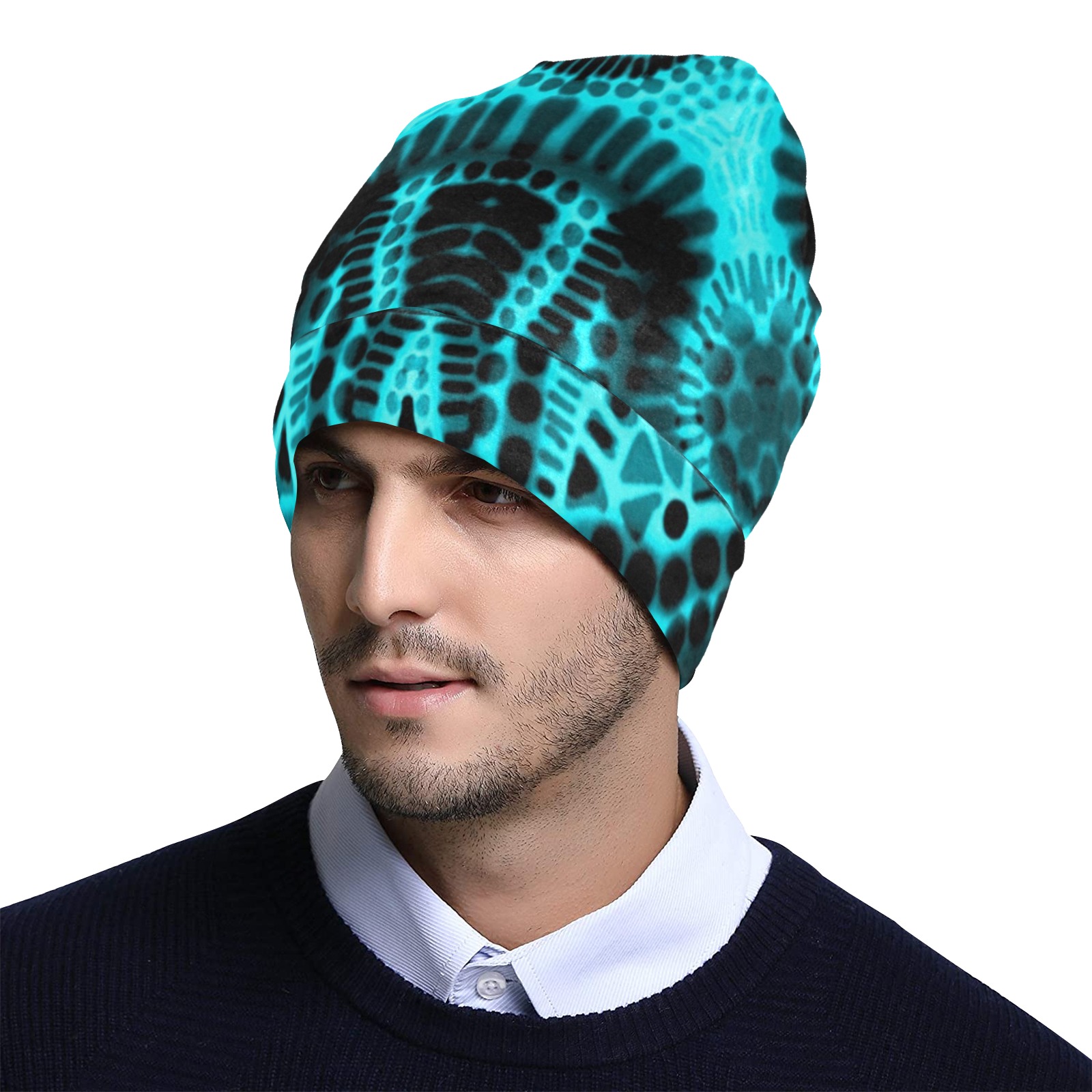 geometry 6 All Over Print Beanie for Adults