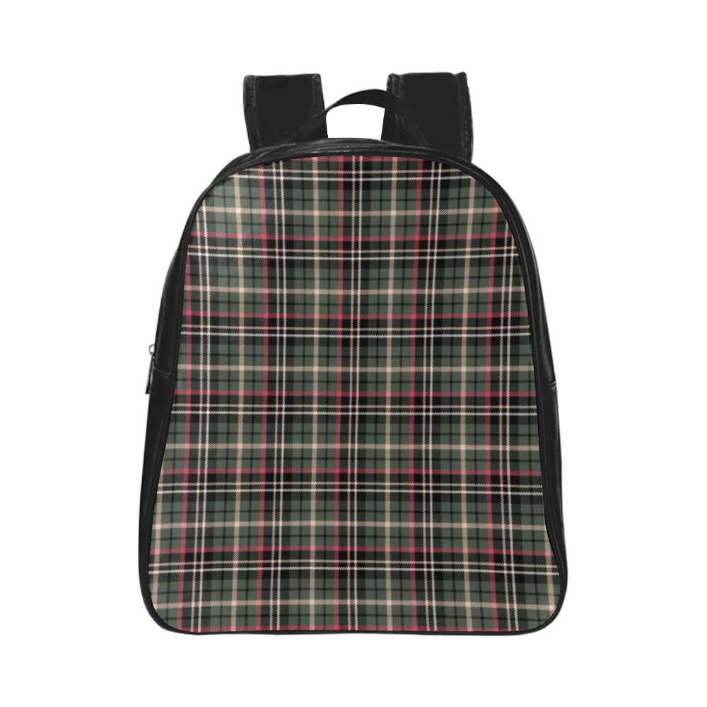 Classic Plaid School Backpack (Model 1601)(Small)