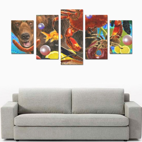 THROUGH SPACE AND TIME 2 Canvas Print Sets D (No Frame)