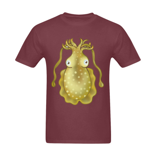 Sealife Cuttlefish Cartoon Sunny Men's T- shirt (Model T06)