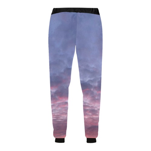 Morning Purple Sunrise Collection Men's All Over Print Sweatpants (Model L11)