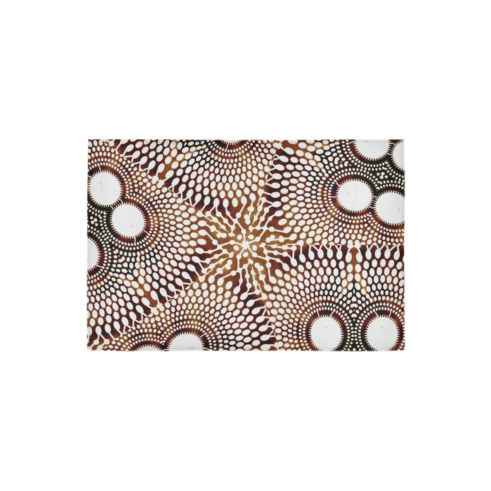 AFRICAN PRINT PATTERN 4 Azalea Doormat 24" x 16" (Sponge Material)