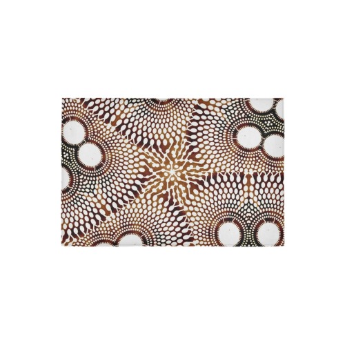AFRICAN PRINT PATTERN 4 Azalea Doormat 24" x 16" (Sponge Material)