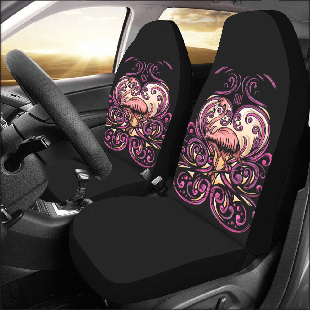 Exotic Pink Car Seat Covers (Set of 2)