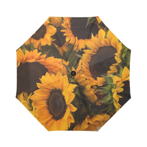 Sunflower Basket Umbrella Auto-Foldable Umbrella (Model U04)