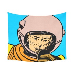 astronaut Cotton Linen Wall Tapestry 60"x 51"