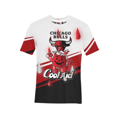 Coolaid BULLS SHIRT Men's All Over Print T-Shirt (Random Design Neck) (Model T63)
