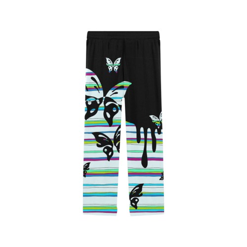 Animals Nature - Splashes Tattoos with Butterflies Women's Pajama Trousers