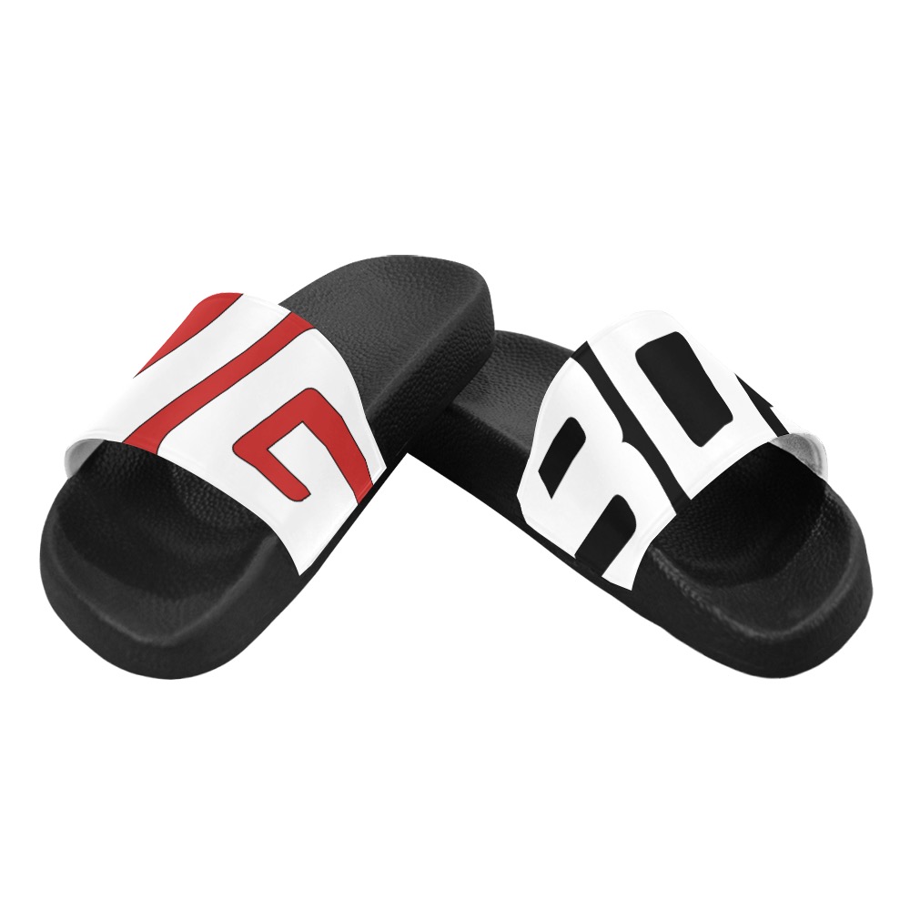 BXB SLIDES RAMBO RED Men's Slide Sandals (Model 057)