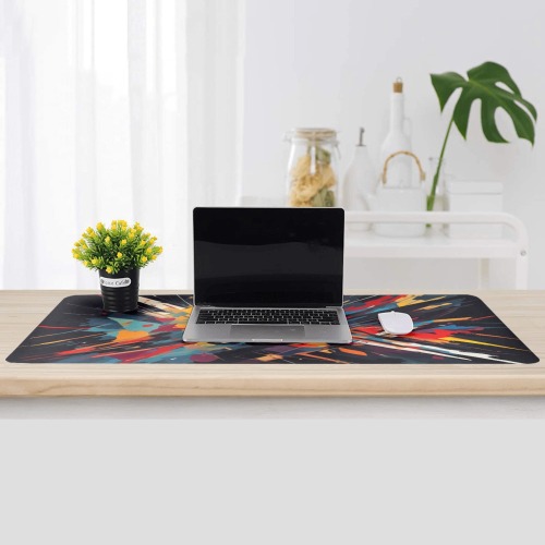 Cool fantastic abstract art of shapeless forms Gaming Mousepad (35"x16")